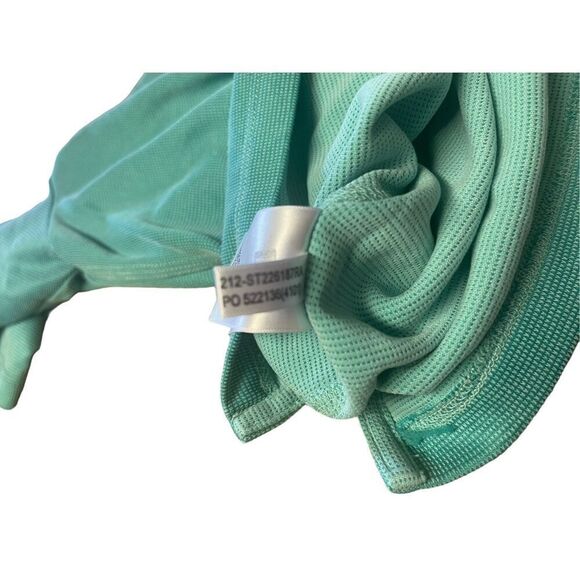 Tommy Bahama Men's Collared Henley Style Short Sleeve Aqua Blue Polo Shirt Sz L - Picture 4 of 12